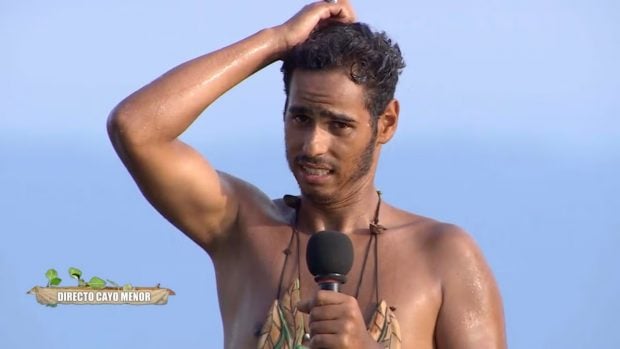 Anuar Beno en 'Supervivientes'. (Mediaset)