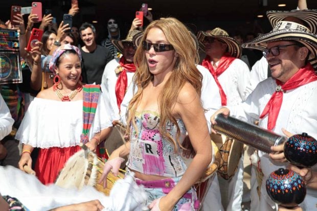 Shakira a su llegada a Espa&ntilde;a. (Foto: Europa Press)