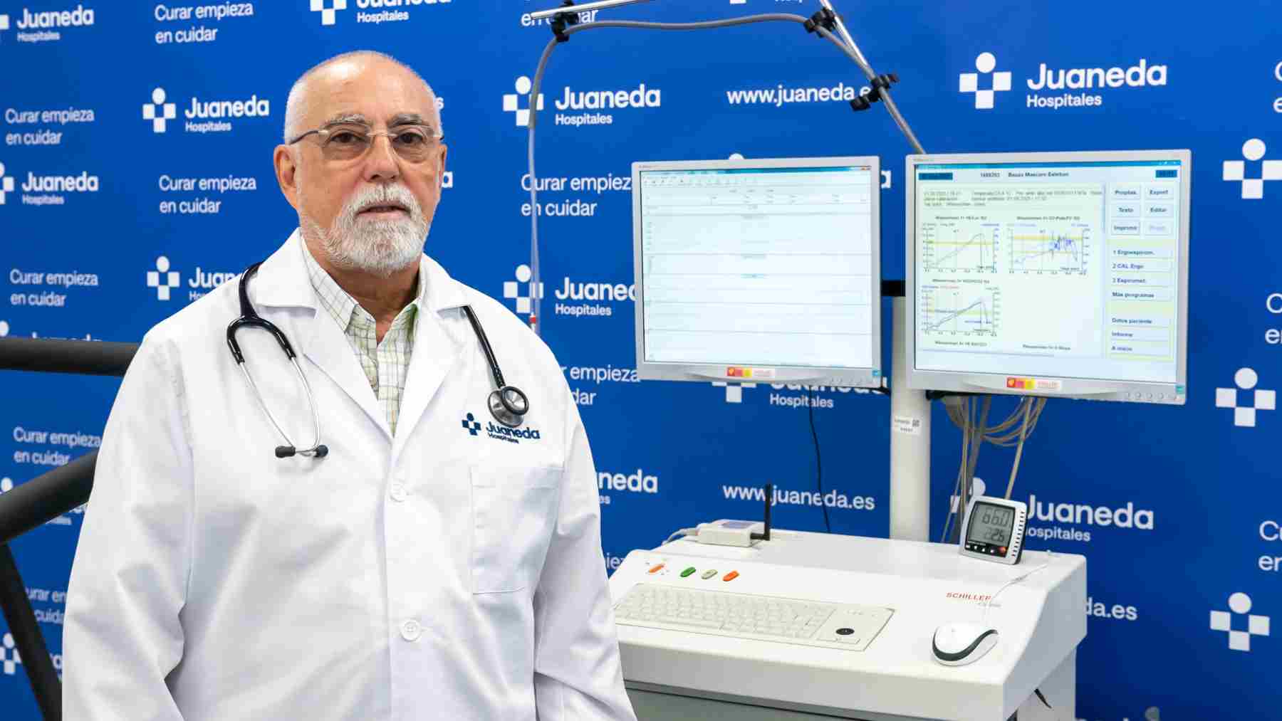 El Dr. Miguel Chiacchio Sieira, especialista en Medicina del Deporte y responsable de Rehabilitación Cardíaca en Juaneda Hospitales.