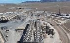 Vista aérea de Cape Station, la planta de energía geotérmica mejorada de Fervo Energy en el condado de Beaver, Utah