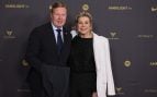 Koeman y su mujer Bartina