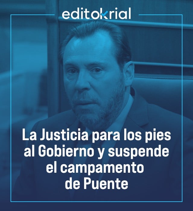 La Justicia para los pies al Gobierno y suspende el campamento de Puente