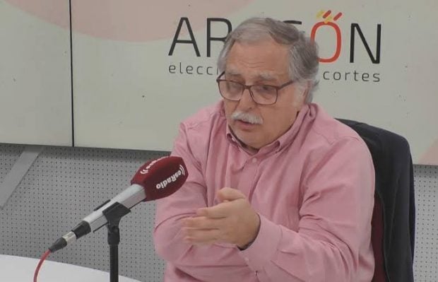 Luis Herrero en el estudio de esRadio (Libertad Digital).