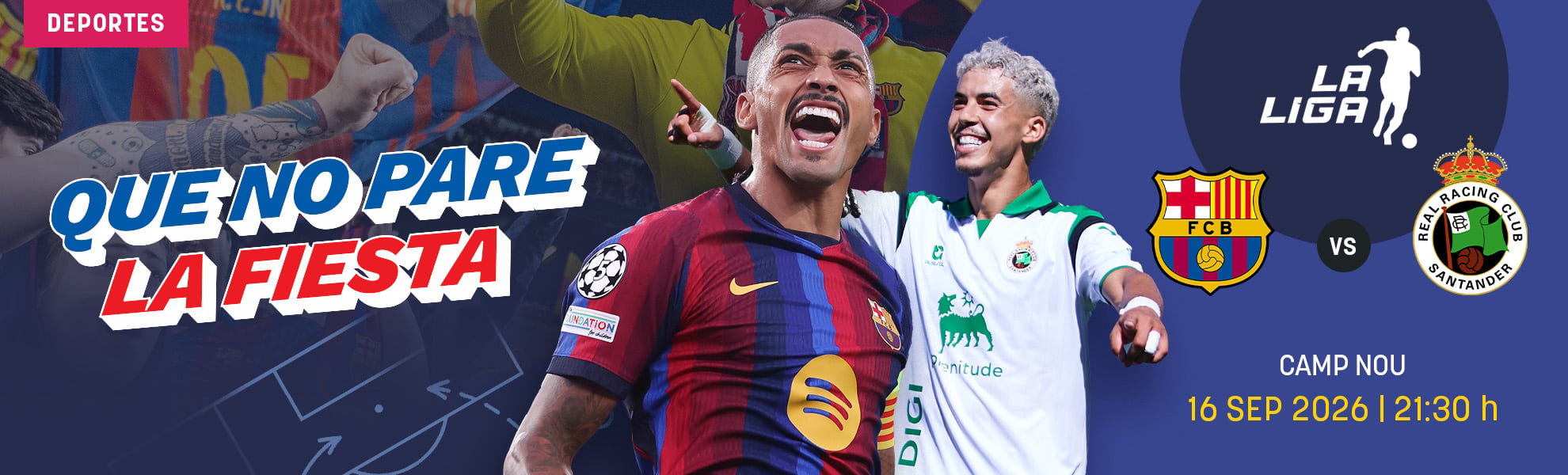 Barcelona - Racing: Que no pare la fiesta
