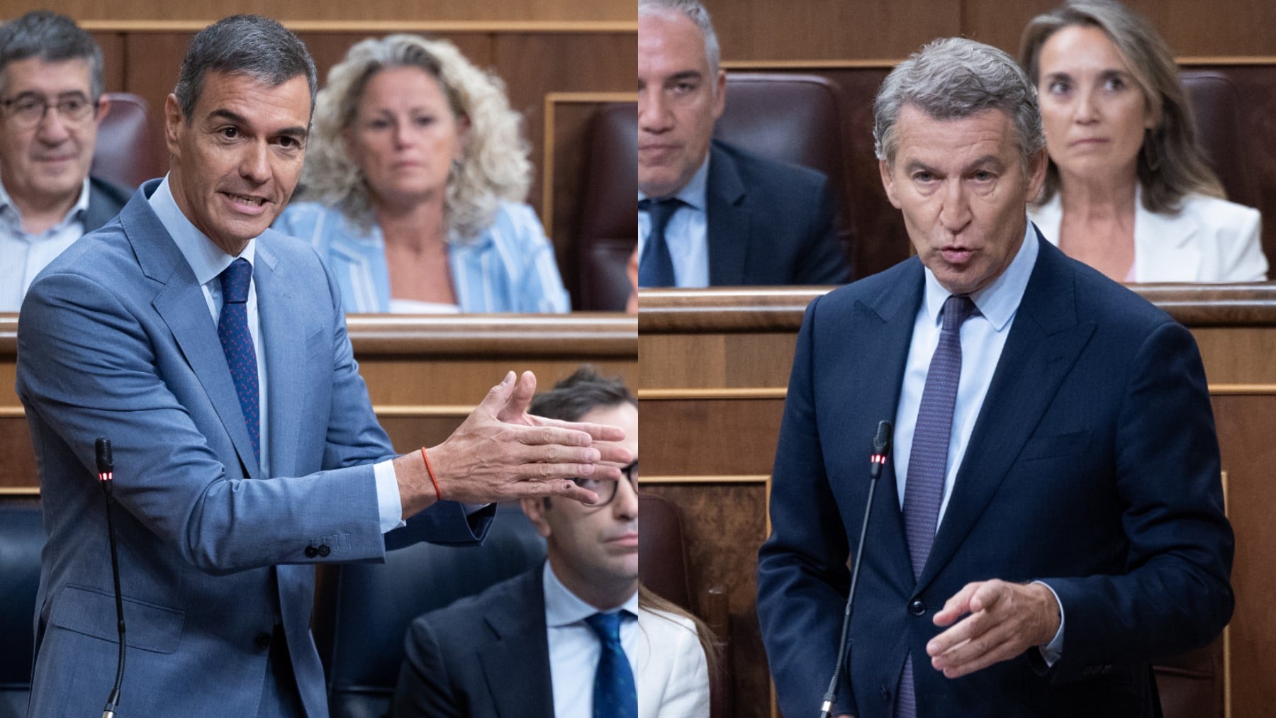 Sánchez no responde a Feijóo si ha hablado con el Rey de Marruecos tras la invasión de Ceuta y ataca al Supremo por la Ley de Nietos