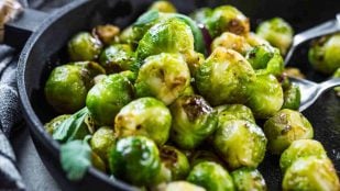 Receta de coles de Bruselas