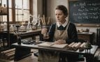 Marie Curie. Imagen generada con IA.