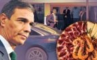 El menú de Sánchez en un bar andaluz cerrado para él y su séquito: gambones, jamón, queso y cabeza de lomo