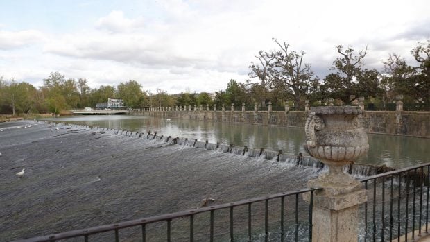 El Río Tajo a su paso por la ciudad de Aranjuez (Madrid).