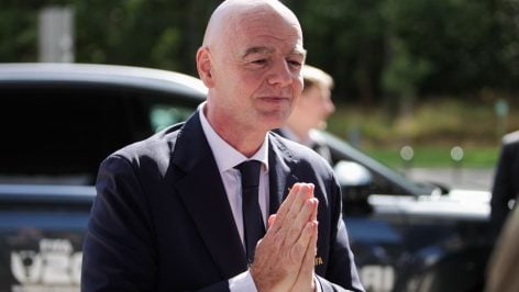 Gianni Infantino, presidente de la FIFA. (Getty)