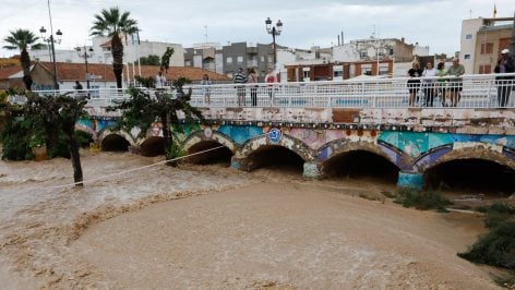 Los efectos de las lluvias torrenciales de octubre de 2025 en Los Alcázares. (Ep)