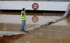 Paso inferior inundado en Aldaia Valencia