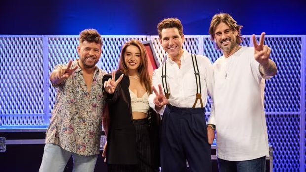 Pablo L&oacute;pez, Lola Indigo, Mika y Melendi son los coaches de 'La Voz 2026' (Atresmedia).