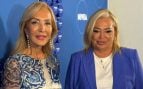 Carmen Lomana posa sonriente con Belén Esteban y lanza otro dardo a Juls Janeiro: «Es una choni»