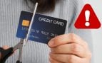 Cortar la tarjeta bancaria