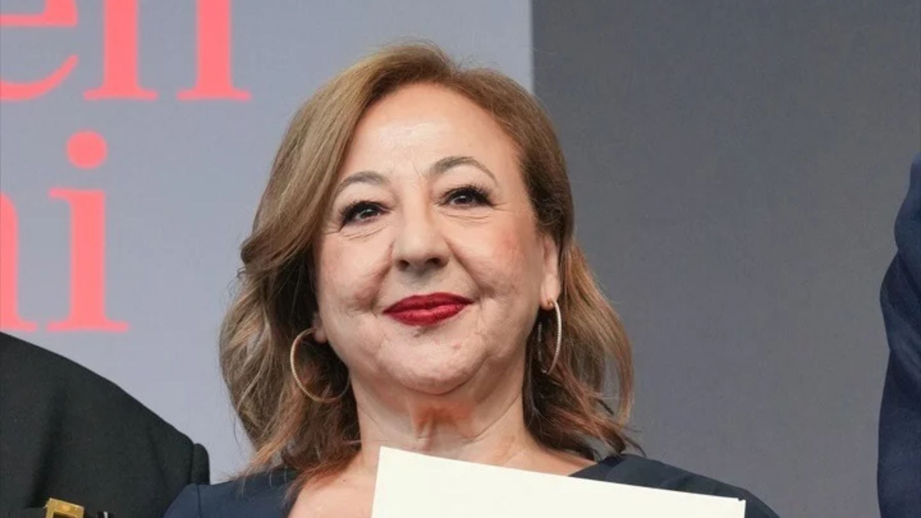 Carmen Machi en San Sebastián. (E.P.)
