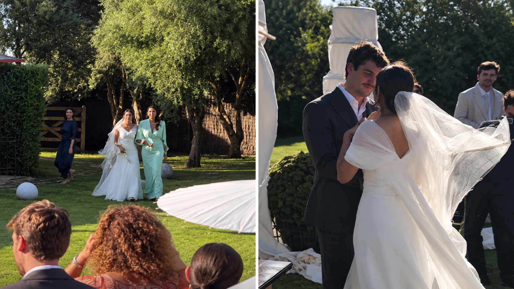 Anna Padilla en el día de su boda. (Foto: @martalozanop)