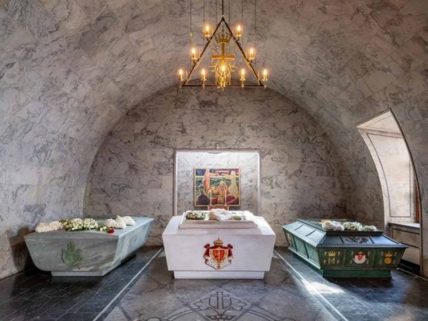 El sarcófago del rey Harald. (Foto: Ola Vatn, The Royal Court)
