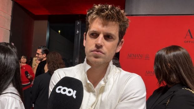 Miguel Bernardeau en la fiesta de Armani en San Sebastián. (Foto: COOL)
