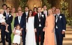 Guillermo Creuheras y Natalia Pujol junto a su familia. (Foto: RRSS)
