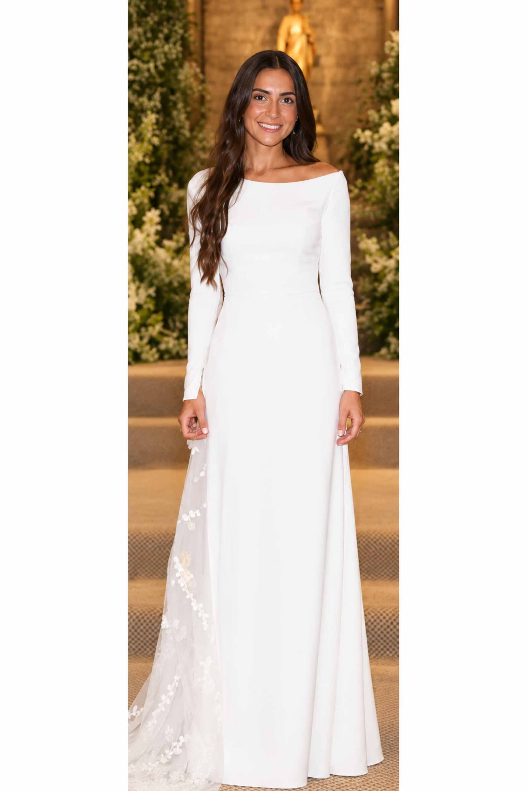 Natalia Pujol en el d&iacute;a de su boda. (Foto: RRSS)