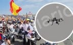 Dron marroquí manifestación Ceuta