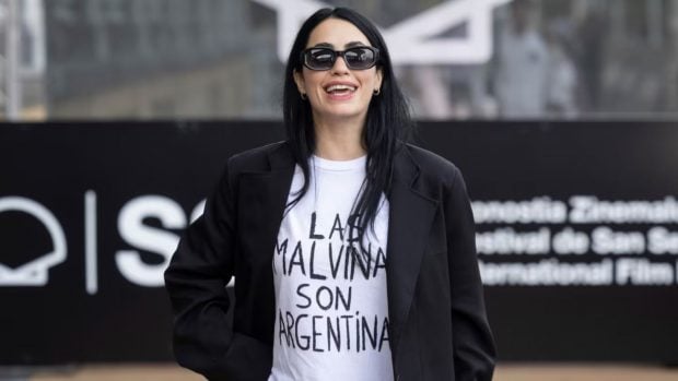 Lali Espósito, Glaxo, las Malvinas, Argentina, Festival Internacional de Cine de San Sebastián