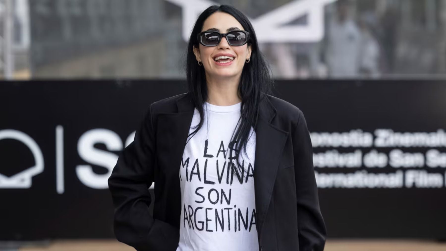 Lali Espósito en San Sebastián. (EFE)