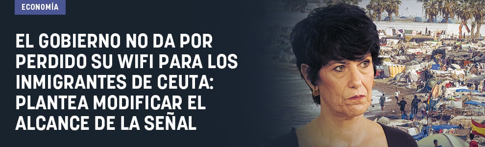 El Gobierno no da por perdido su wifi para los inmigrantes de Ceuta: plantea modificar el alcance de la señal