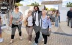 Rafael Amargo en el último adiós a su padre. (Foto: Europa Press)