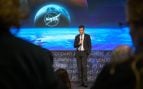 Jared Isaacman, administrador de la NASA, durante una intervención ante los empleados de la agencia en Washington