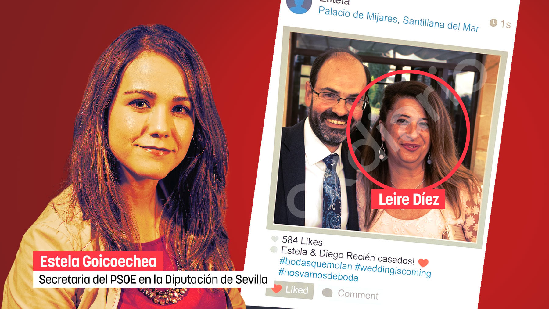 Leire Díez, la fontanera del PSOE, fue invitada a la boda de la socialista que dimitió por falsear su currículum
