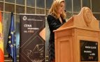 La ingeniera Nuria Oliver, directora de la Fundación ELLIS Alicante, durante una intervención pública