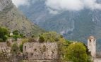 Ruinas de Stari Bar, el casco antiguo de la ciudad de Bar, en la costa de Montenegro