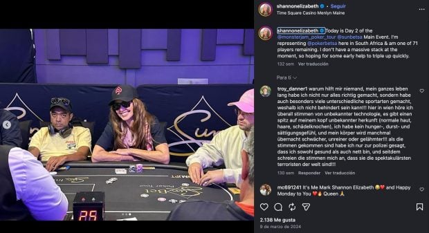 Shannon Elizabeth en su cuenta de Instagram.