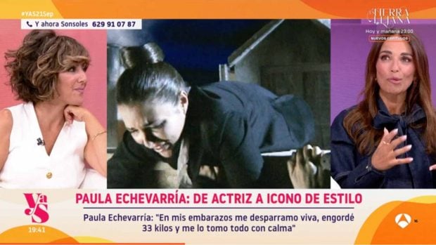 Paula Echevarría en 'Y ahora Sonsoles'. (Foto: Antena 3)