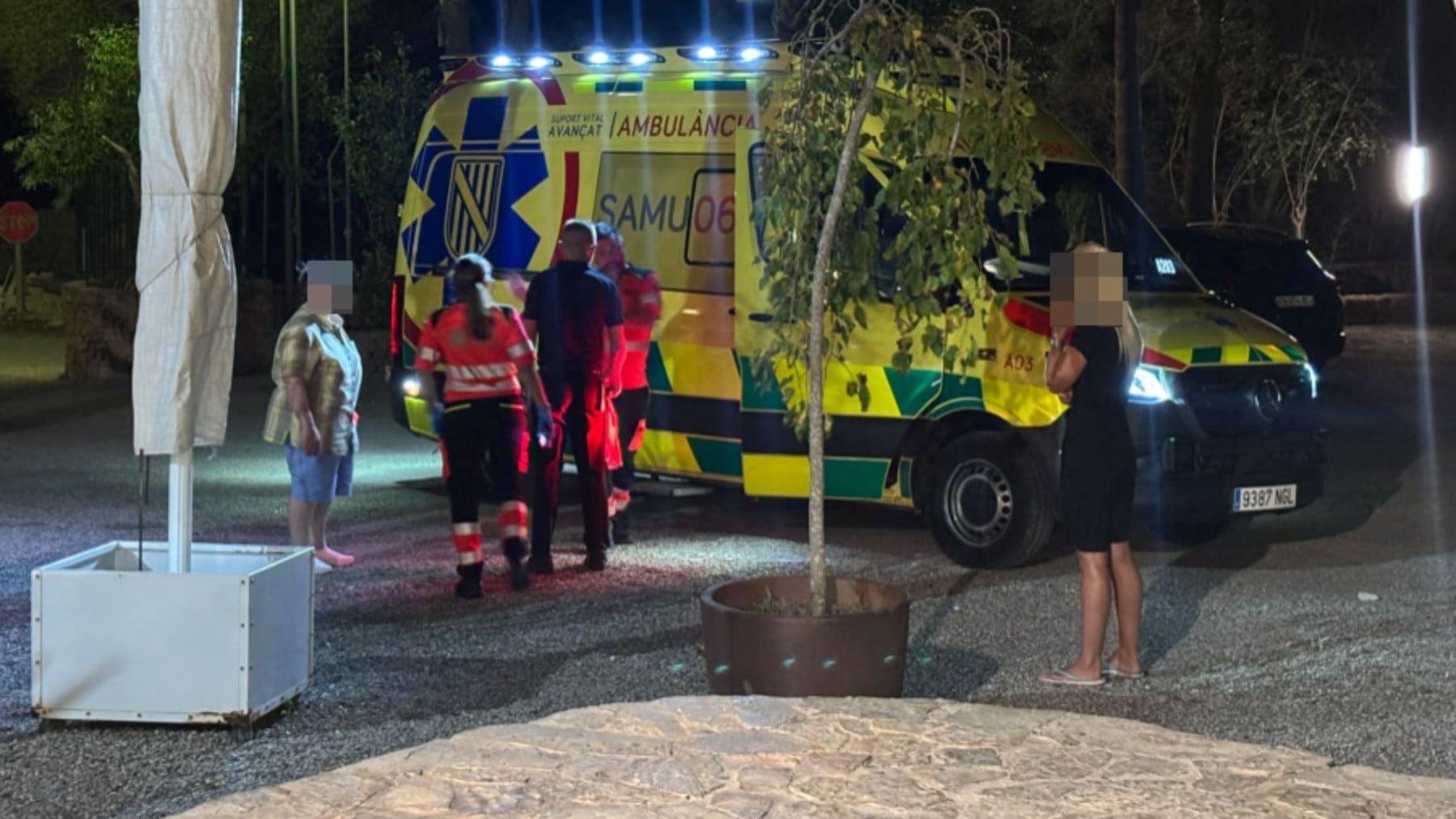Hallan a un hombre maniatado y ensangrentado en una carretera a las afueras de Palma tras ser arrojado de un coche
