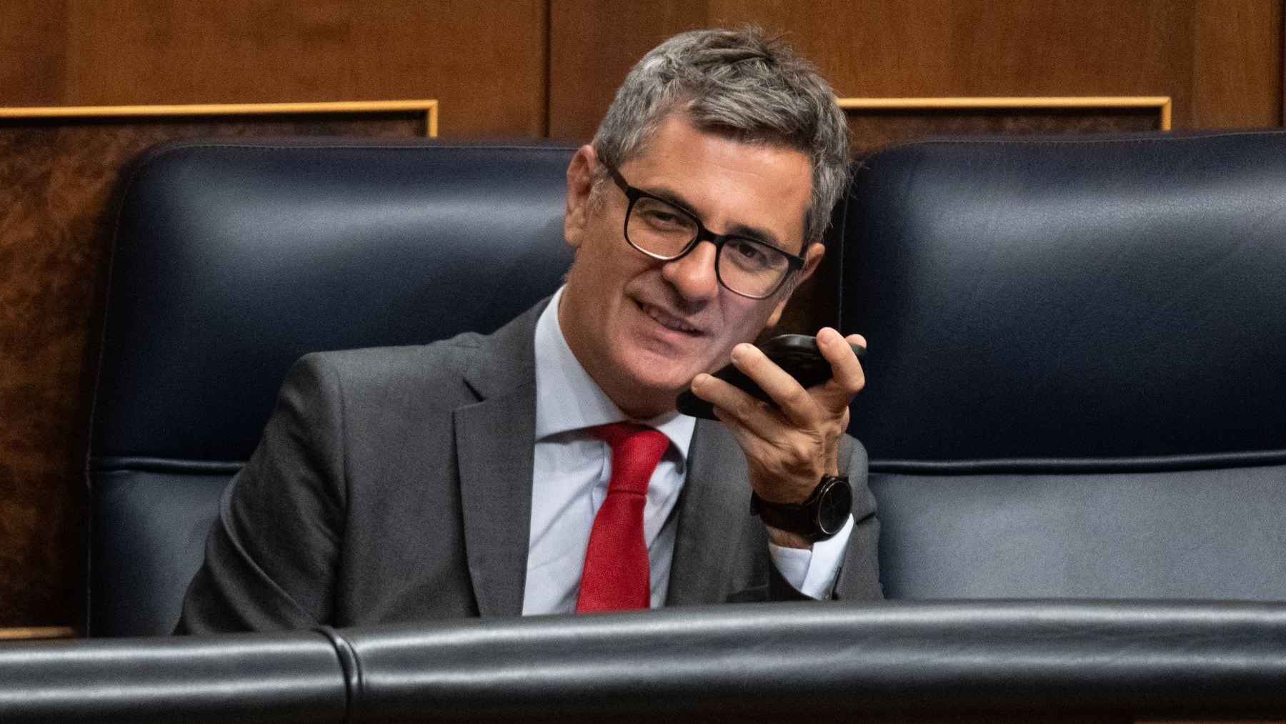 Félix Bolaños, en el Congreso de los Diputados. (EP)