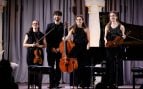 El cuarteto de Brahms salvó los muebles en el claustro de Sant Domingo