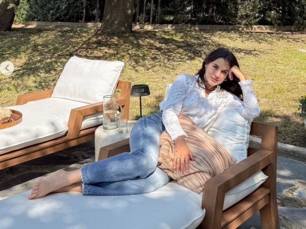 Adriana Ugarte en su casa del campo. (Foto: Redes Sociales)
