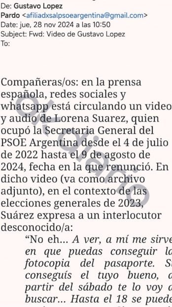 PSOE audio
