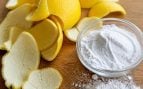 Cáscara de limón con bicarbonato