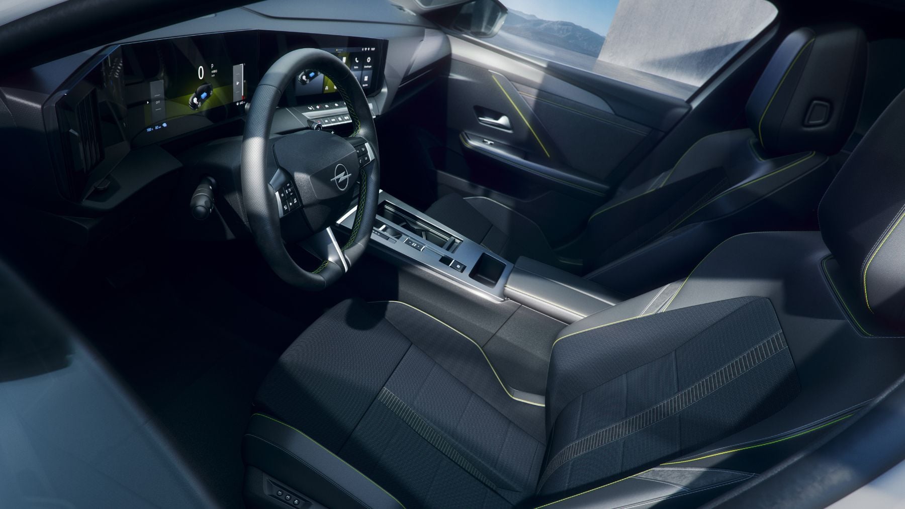 Interior del Opel Astra GSE Line