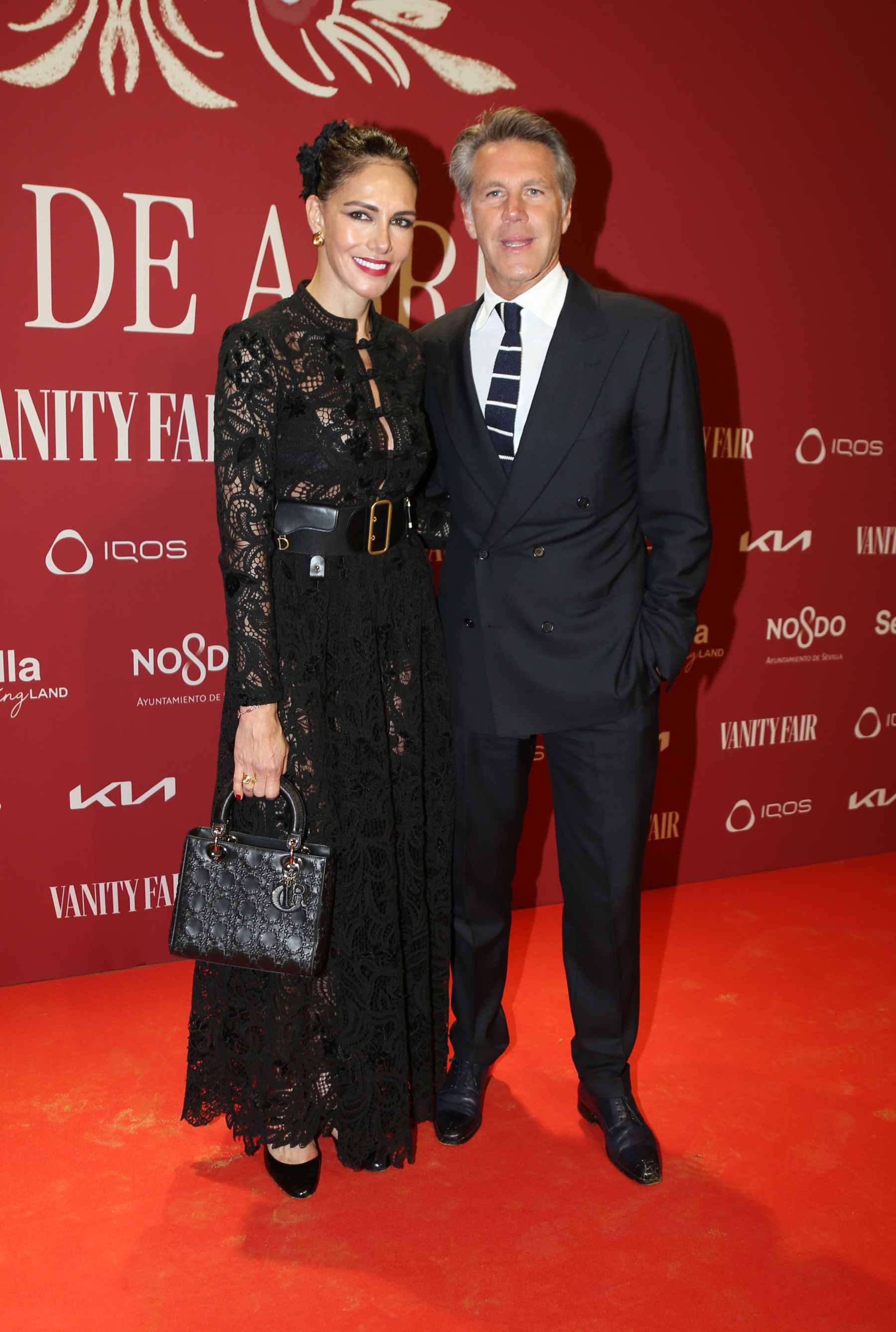 Adriana Abascal y el principe Emanuele Filiberto de Saboya en la fiesta en Madrid. (Foto: Europa Press)