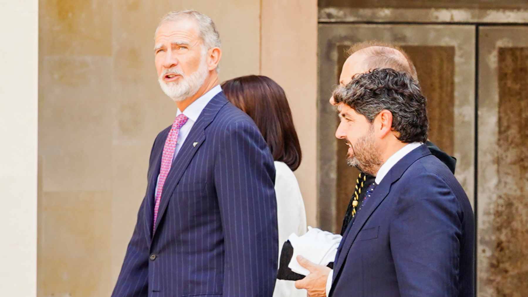 El Rey Felipe VI en un acto oficial en Cartagena. (Foto: Europa Press)