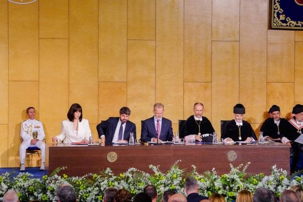 El Rey Felipe VI en un acto oficial en Cartagena. (Foto: Europa Press)