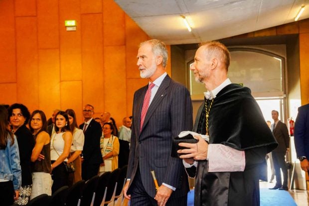 El Rey Felipe VI en un acto oficial en Cartagena. (Foto: Europa Press)