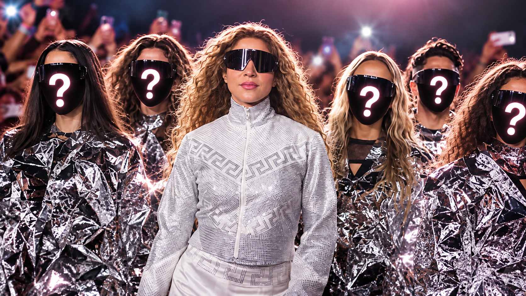 Shakira en uno de sus conciertos. (Foto: RRSS/IA)