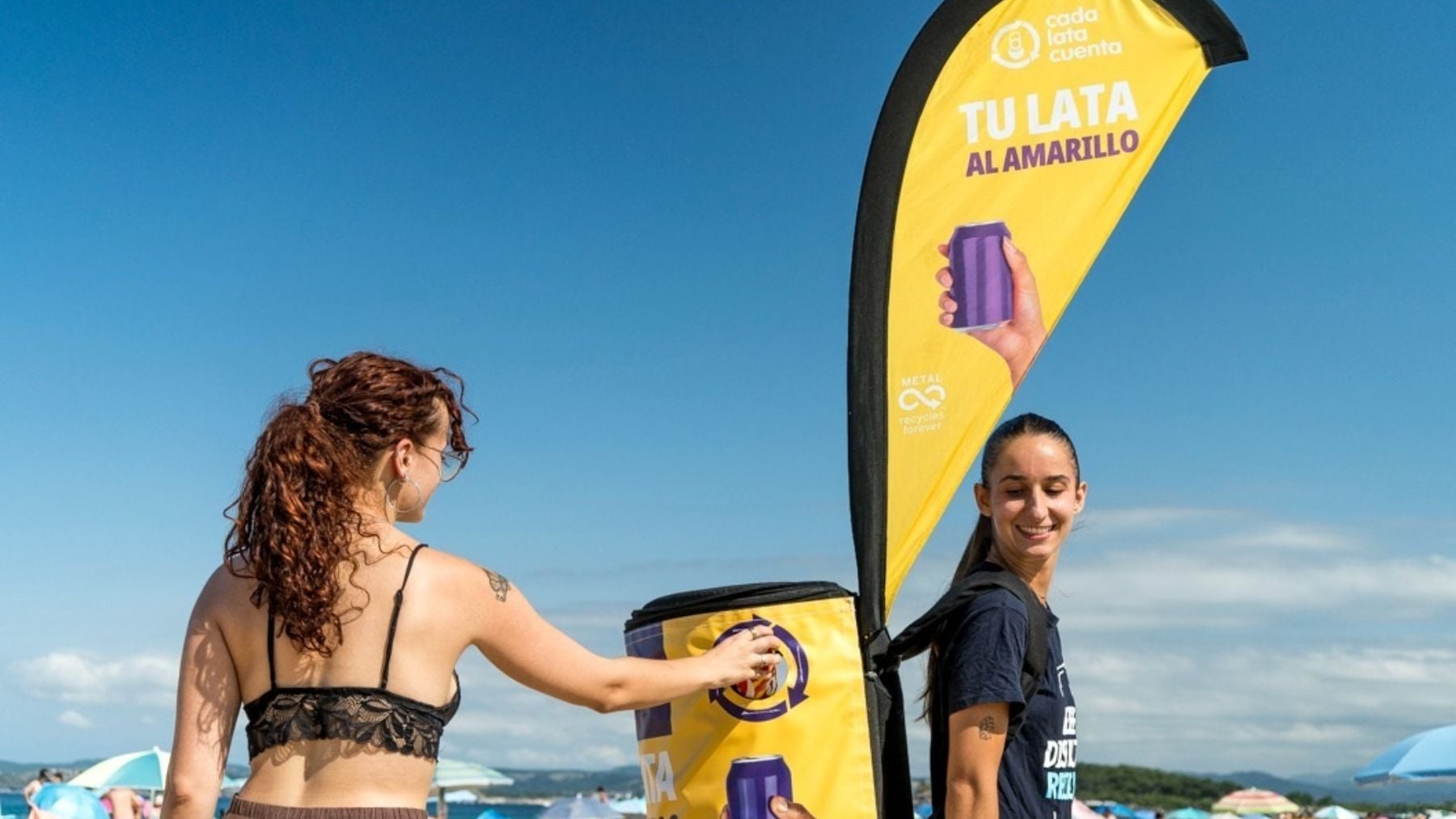 Campaña de Cada Lata Cuenta. Imagen cedida por este programa ambiental.