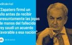 Y encima, cohecho, Zapatero